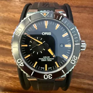 Oris Aquis 01 743 7733 4159-07 4 24 64EB 45.5mm Stainless steel Black