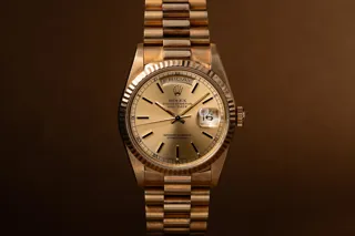 Rolex Day-Date 18238 36mm Yellow gold champagne