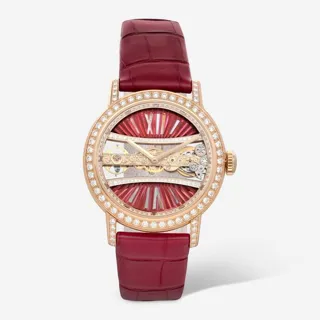 Corum Golden Bridge B113/03277 39mm Rose gold Red