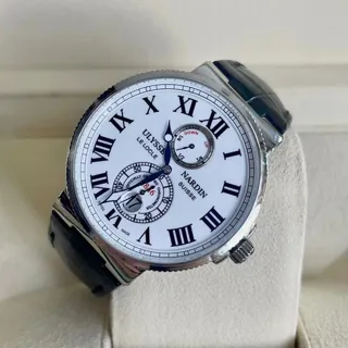 Ulysse Nardin Marine Chronometer 43mm 263-67/40 43mm Stainless steel White