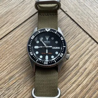 Seiko SKX SKX013K2 38mm Stainless steel Black