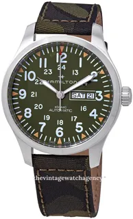 Hamilton Khaki Field H70535061 42mm Stainless steel Green