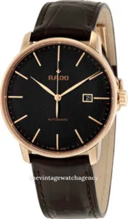 Rado Coupole R22877165 41mm rose gold colored steel Black