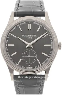 Patek Philippe Calatrava 6119G-001 39mm White gold Gray