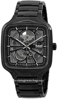 Rado True Square R27086152 38mm Ceramic and Titanium and PVD Black