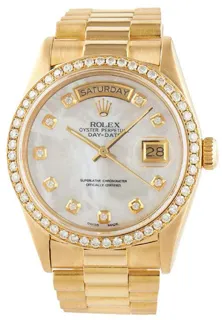 Rolex Day-Date 18038 36mm Yellow gold White