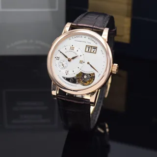 A. Lange & Söhne Lange 1 704.032 38.5mm Rose gold Silver