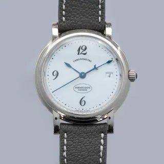 Parmigiani Fleurier Basica 18k white gold White