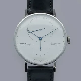 NOMOS Lambda 39mm Stainless steel White