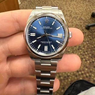 Rolex Oyster Perpetual 124300-0003 41mm Stainless steel Blue