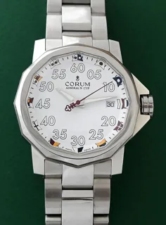 Corum Admiral's Cup Competition 40 082.961.20/F379 AA12, 010.0010 40mm Stainless steel White