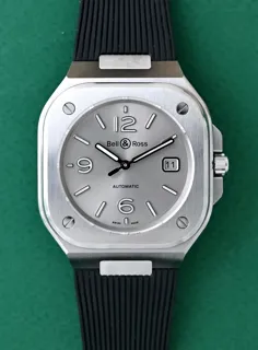 Bell & Ross Instruments BR05A-GR-ST/SRB 40mm Stainless steel Silver