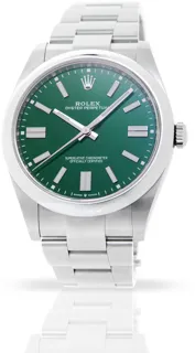 Rolex Oyster Perpetual 41 124300 41mm Stainless steel green