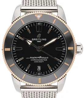 Breitling superoc UB203012 44mm Rose gold and Stainless steel Black