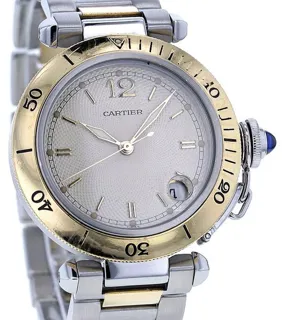 Cartier Pasha 1034 35mm Yellow gold and Stainless steel