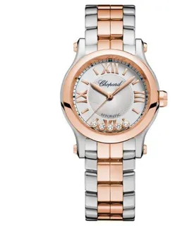 Chopard Happy Sport 278573-6002 30mm Yellow gold and Stainless steel Silver