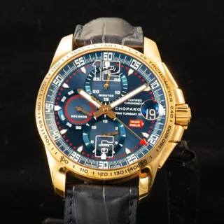 Chopard Mille Miglia 16/1268 44mm Rose gold blue