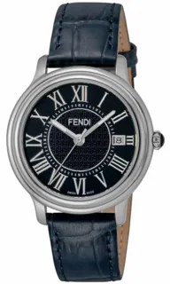 Fendi F256013031 38mm Stainless steel Navy