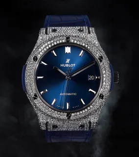 Hublot Classic Fusion 511.NX.7170.LR 45mm Titanium Blue