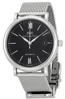 IWC Portofino IW356506 Stainless steel Black