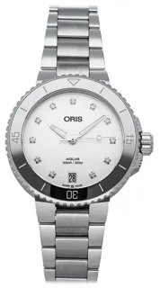 Oris Aquis Date 01 733 7731 4191-07 8 18 05P 36.5mm Stainless steel White