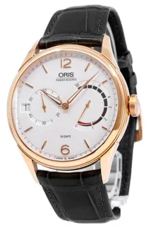 Oris Artelier Calibre 111 0111177006061-Set12378 43mm Rose gold White