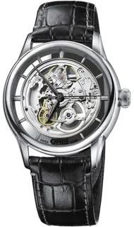 Oris Artelier Translucent Skeleton 01 734 7684 4051-07 1 21 74FC 40mm Stainless steel Skeletonized