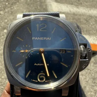 Panerai Luminor Due PAM 00927 42mm Titanium Blue