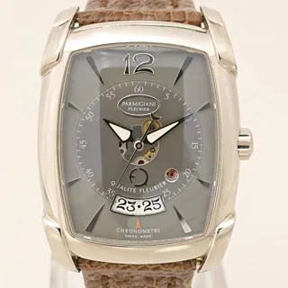 Parmigiani Fleurier Tonda PF012686-01 41mm White gold Gray