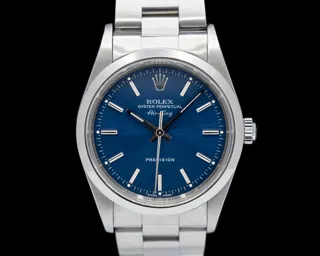 Rolex Air King 14000M 34mm Stainless steel blue