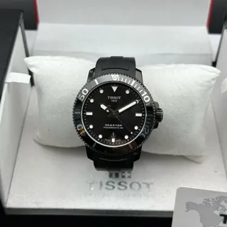 Tissot Seastar T120.407.37.051.00 43mm Stainless steel and PVD Black