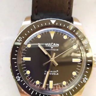 Vulcain 660170A07.BAC243 38mm Stainless steel Black