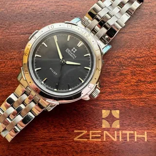 Zenith Pilot 33mm Stainless steel Black