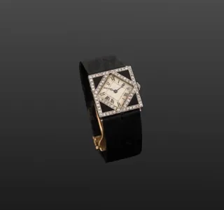 Cartier Nain Jaune 23.5mm Platinum and 18k Gold White