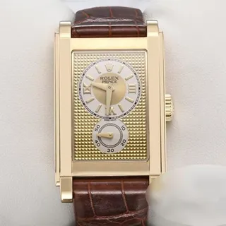 Rolex Cellini Prince 5440 47mm Yellow gold Champagne