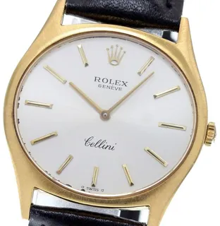 Rolex Cellini 3806 31mm Yellow gold Champagne