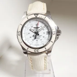 Breitling superoc A17312 36mm Stainless steel White