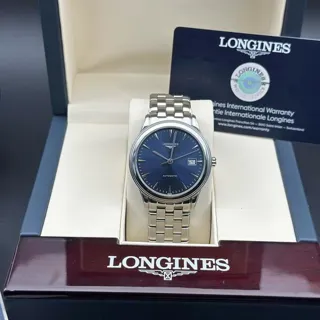 Longines Flagship L49744926 38.5mm Stainless steel Blue