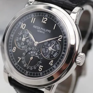 Patek Philippe Minute Repeater Perpetual Calendar 5074P 42mm Platinum Black