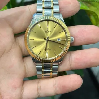 Tudor Style M12713-0001 41mm Yellow gold and Stainless steel Golden