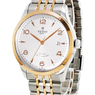 Tudor 1926 91651-0001 41mm Rose gold and Stainless steel Silver