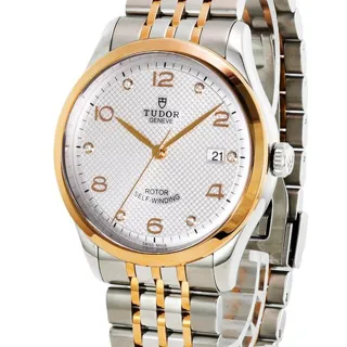 Tudor 1926 91551-0002 39mm Rose gold and Stainless steel Silver