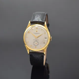 Universal Genève 100'101 34mm 18k yellow gold