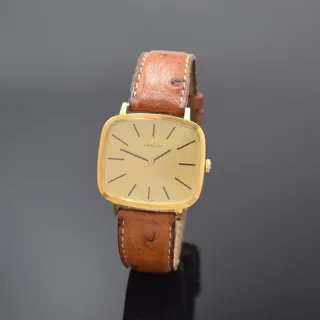 Zenith 35mm 18k yellow gold Champagne