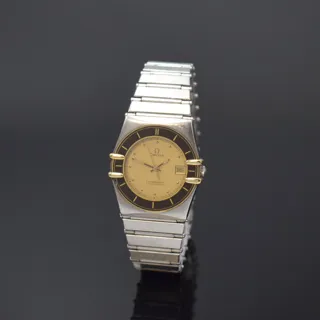 Omega Constellation 26.5mm Stainless steel and gold Champagne