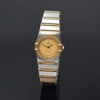 Omega Constellation 895.1080.1 Yellow gold and Stainless steel Champagne