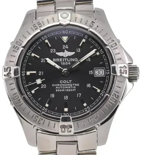 Breitling Colt A17350 38mm Stainless steel Black