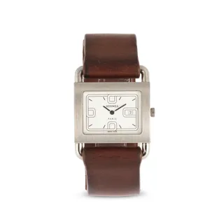 Hermès Barenia BA1.510 Stainless steel White