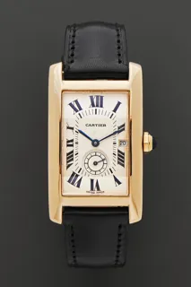 Cartier Tank Américaine 8012905 18k yellow gold White and Cream