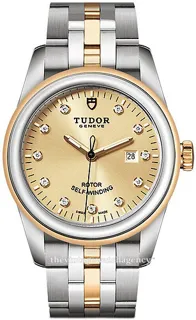 Tudor Glamour Date M53003-0006 Brushed/polished steel Golden